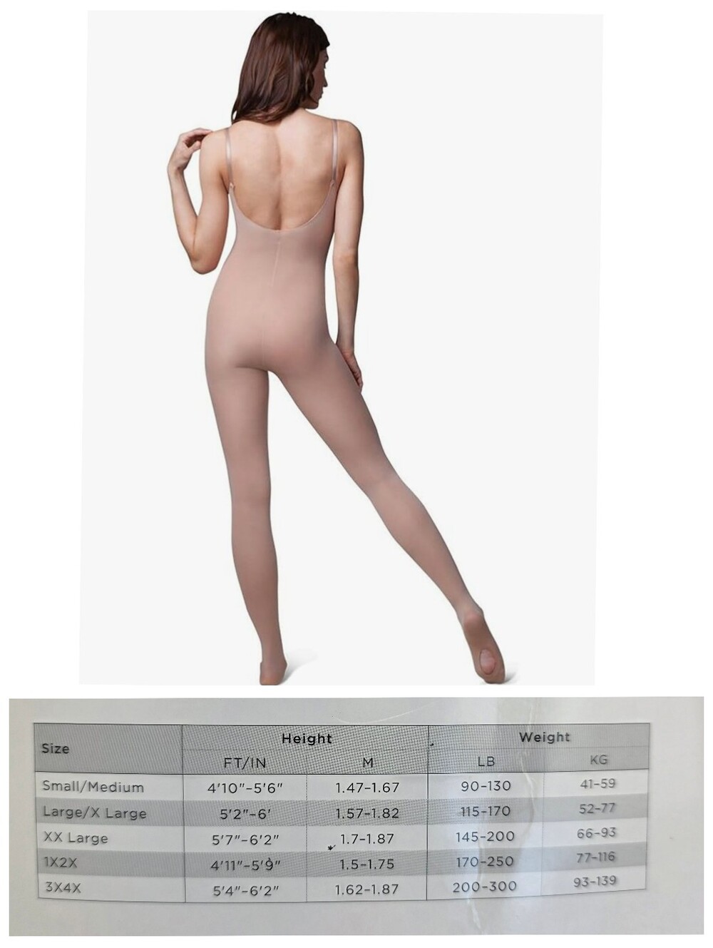 Capezio Ultra Soft Body Tight - Picture 7 of 13